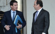 Hollande et Valls poursuivent leur mano a mano au sommet de l'Etat Hollande et Valls poursuivent leur mano a mano au sommet de l'Etat
