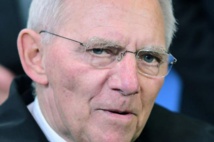 Le ministre des finances allemand Wolfgang Schauble Le ministre des finances allemand Wolfgang Schauble