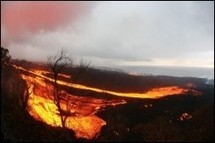 Eruption du Piton de la Fournaise à la Réunion Eruption du Piton de la Fournaise à la Réunion