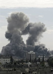 Israël frappe le Hamas à Gaza : quelque 195 morts Israël frappe le Hamas à Gaza : quelque 195 morts