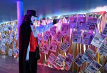 Ceausescu, Dracula et Jésus se rencontrent au Musée du kitsch roumain Ceausescu, Dracula et Jésus se rencontrent au Musée du kitsch roumain