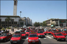 La grève des transports au Maroc affecte les déplacements et le commerce La grève des transports au Maroc affecte les déplacements et le commerce