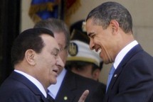 Barack Obama et Hosni Moubarak