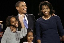 La famille Obama de retour à Washington La famille Obama de retour à Washington