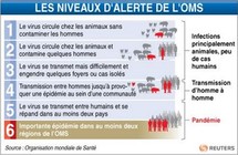 La France maintient son niveau d'alerte à 5 face à la grippe