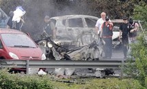 Explosion d'une voiture piégée à Bilbao, un policier tué