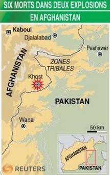 Des explosions dans la ville afghane de Khost font huit morts Des explosions dans la ville afghane de Khost font huit morts