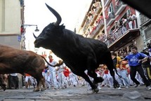 Espagne: 5 blessés lors du troisième lâcher de taureaux de la San Fermin