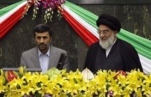 Mahmoud Ahmadinejad et Ayatollah Mahmoud Hachémi Chahroudi