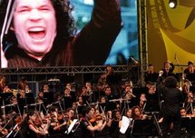 Le chef d'orchestre vénézuélien Gustavo Dudamel