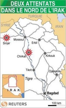 Violences en Irak: au moins douze morts et 40 blessés