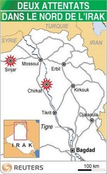 Violences en Irak: au moins douze morts et 40 blessés Violences en Irak: au moins douze morts et 40 blessés