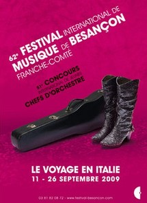 Le "voyage en Italie", fil rouge du Festival de musique de Besançon