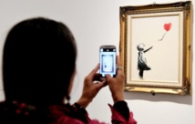 Un graffiti de Banksy est l'oeuvre préférée des Britanniques Un graffiti de Banksy est l'oeuvre préférée des Britanniques