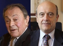 Michel Rocard et Alain Juppé