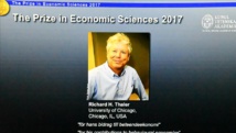 Le Prix Nobel de l’Economie 2017 décerné à l’américain Richard Thaler
