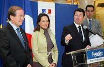 Christian Estrosi , Louis Petiet, Ségolène Royal et Jean Gallot Christian Estrosi , Louis Petiet, Ségolène Royal et Jean Gallot