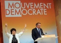 Corinne Lepage et François Bayrou