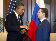 Barack Obama et Dmitri Medvedev