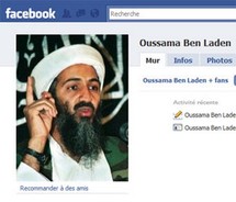 Facebook désactive un compte au nom de ben Laden