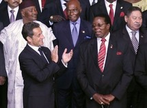 Nicolas Sarkozy et Bingu wa Mutharika