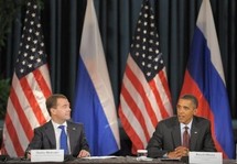 Barak Obama et Dimitri Medvedev