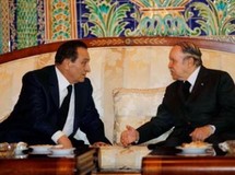 Hosni Mubarak et Abdelaziz Bouteflika