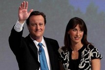 David Cameron et son épouse Samantha