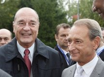 Jacques Chirac et Bertrand Delanoe