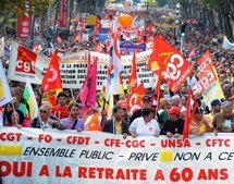 Retraites: nouvelles manifestations les 2 et 12 octobre Retraites: nouvelles manifestations les 2 et 12 octobre