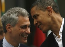 Barack Obama et Rahm Emanuel