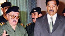 Tarek Aziz et Saddam Hussein