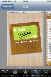 "ActuaLitté", premier magazine littéraire disponible sur iPhone "ActuaLitté", premier magazine littéraire disponible sur iPhone
