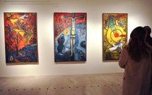 "Le monde sens dessus dessous" de Marc Chagall à l'Ara Pacis de Rome "Le monde sens dessus dessous" de Marc Chagall à l'Ara Pacis de Rome