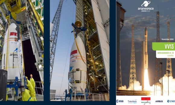 Le Maroc s’apprête à lancer le Satellite Mohammed VI-B Le Maroc s’apprête à lancer le Satellite Mohammed VI-B