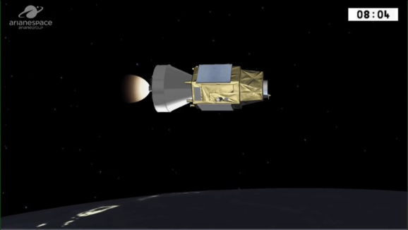 Lancement avec succès du satellite «Mohammed VI-B» depuis la base de Kourou, en Guyane française