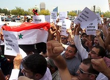 Syrie: manifestations à Damas et dans la région de Deraa