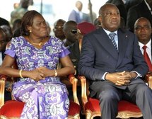 Laurent Gbagbo et son épouse Simone