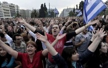 Espagne: manifestation des "indignés" contre la "corruption" des politiciens