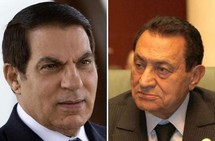 Zine el Abidine ben Ali et Hosni Moubarak