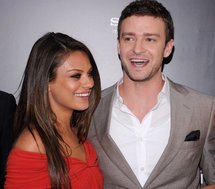 Justin Timberlake et Mila Kunis Justin Timberlake et Mila Kunis