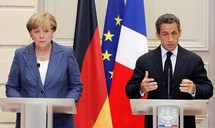 Nicolas Sarkozy et Angela Merkel