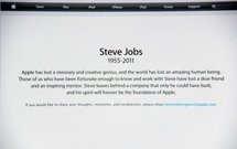 Les sites internet d'Apple et de Google rendent hommage à Steve Jobs Les sites internet d'Apple et de Google rendent hommage à Steve Jobs
