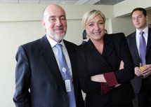 Marine Le Pen et Ron Prosor