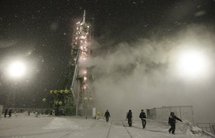 Une fusée russe Soyouz décolle avec trois cosmonautes vers la station spatiale internationale Une fusée russe Soyouz décolle avec trois cosmonautes vers la station spatiale internationale