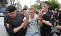 Navalny et plus de 200 manifestants interpellés à Moscou