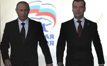 Vladimir Poutine et Dmitri Medvedev