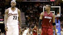 Dwyane Wade et LeBron James Dwyane Wade et LeBron James
