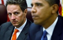 Timothy Geithner et Barack Obama