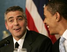 Obama rend hommage à Clooney devant un parterre de généreuses superstars